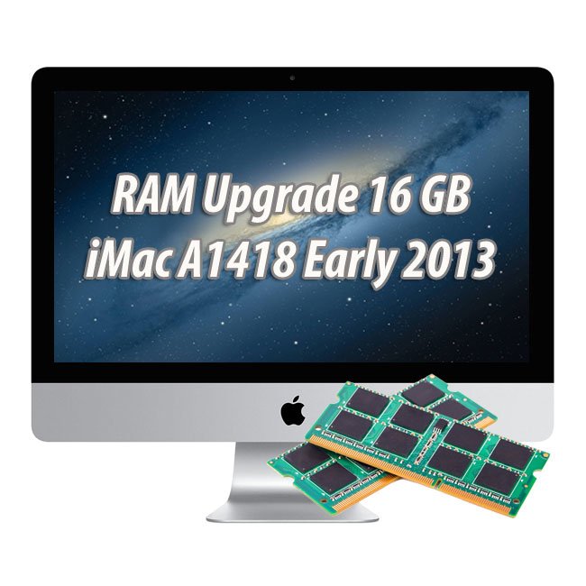 Arbeitspeicherupgrade iMac (21.5-inch, Early 2013) 16 GB 2 x 8 GB