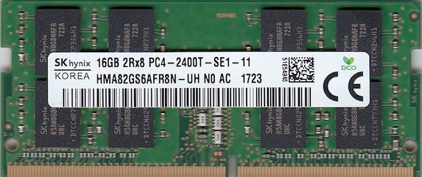 FCM 16GB 1x 16GB DDR4 SO-DIMM PC4-19200, 2400Mhz