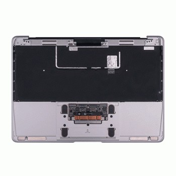 German, Top Case with Keyboard, ISO, silber D661-06794
