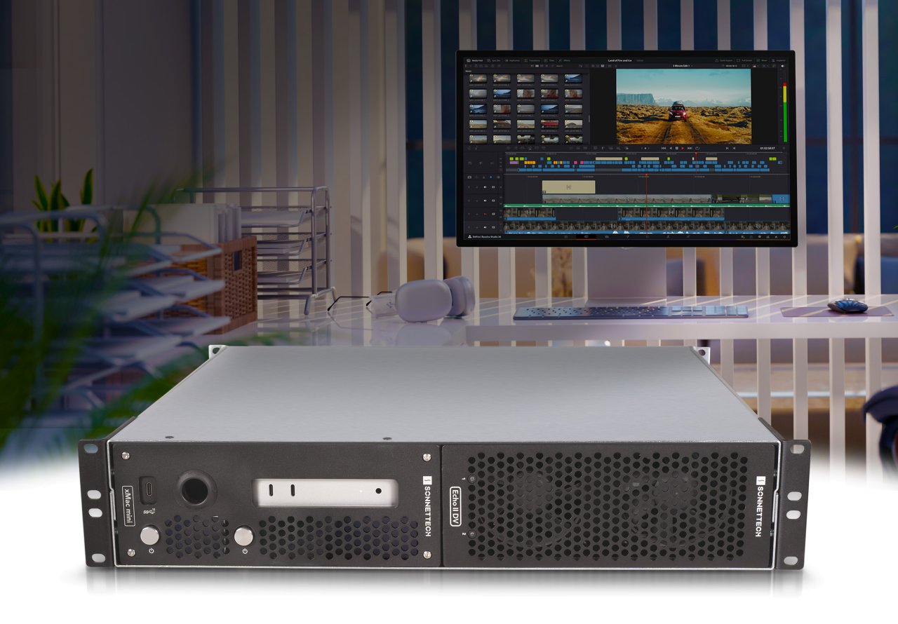 SONNET xMac mini (2024+) 2U Rackmount System mit Echo III Modul