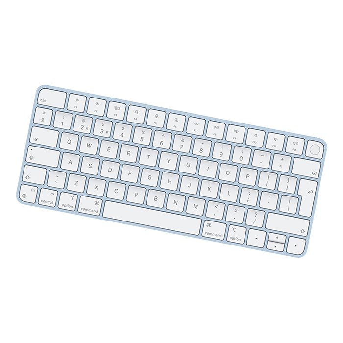 D661-04378 blaue Apple Tastatur für Mac`s mit Apple Chip