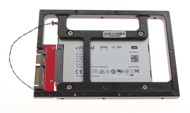 DIY 1TB SSD Upgradekit iMac 21.5" A1311 / iMac 27" A1312 Late 2009 / Mid 2010