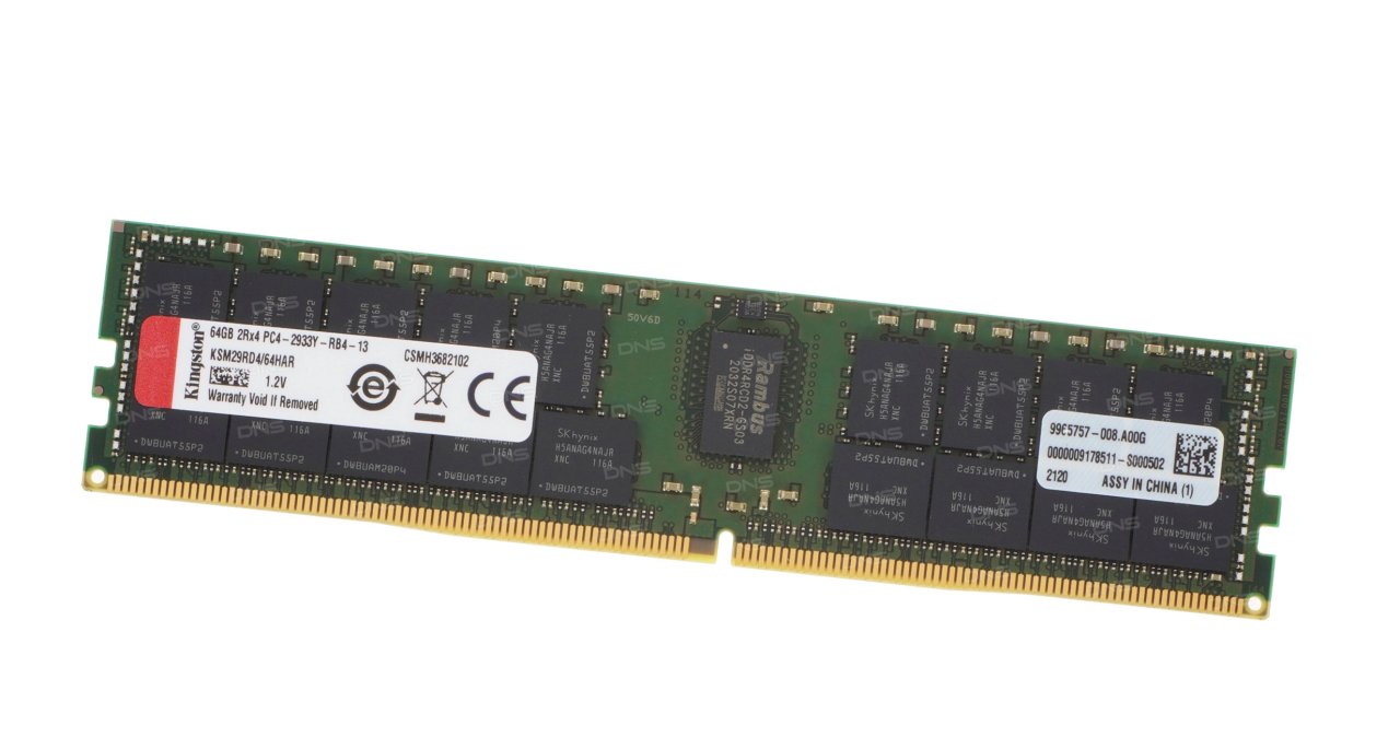 Kingston 64GB DDR4 LR DIMM PC4-23400, 2933Mhz, 1,2V ECC registered iMac Pro (2017)