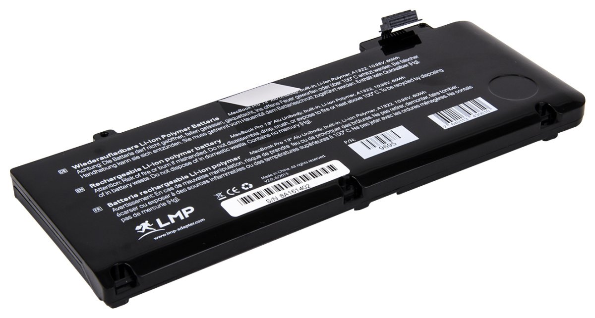 LMP Batterie MacBook Pro 13" Alu Unibody ab Mid 2009 - Mid 2012 A1278 9695