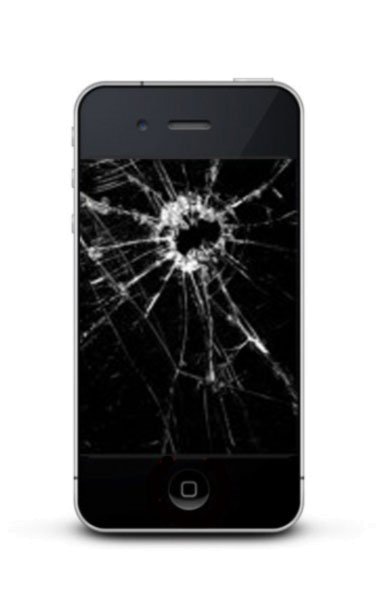 Iphone 4 Austausch Frontglas mit Digitizer schwarz