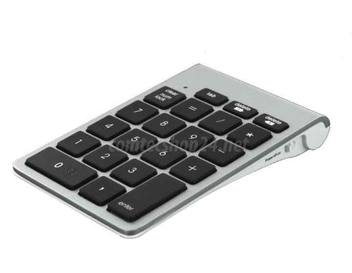 LMP NexGen Bluetooth Zahlenblock Aluminium Mac Version