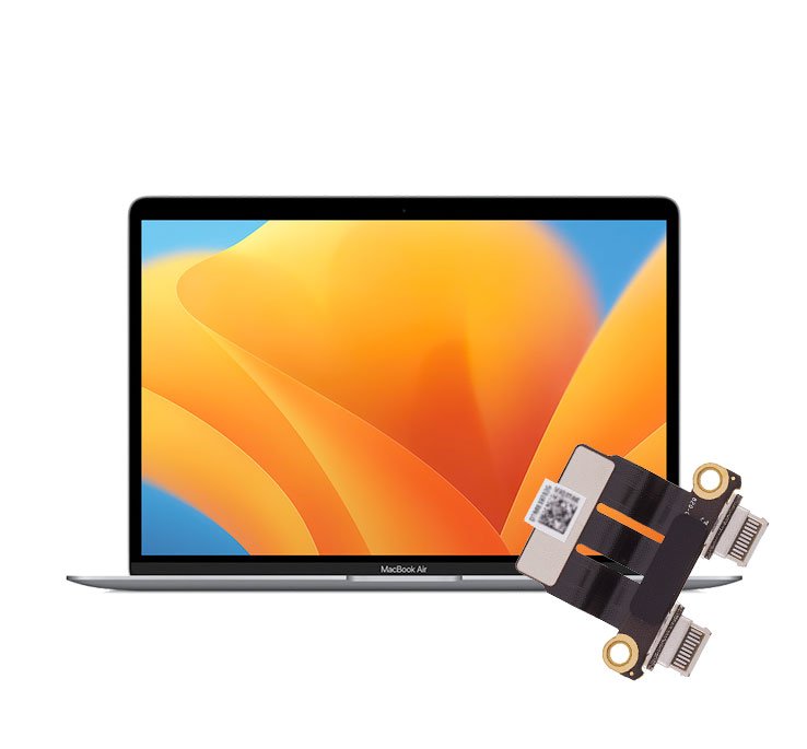Macbook Air M1 USB-C Buchsen reparieren