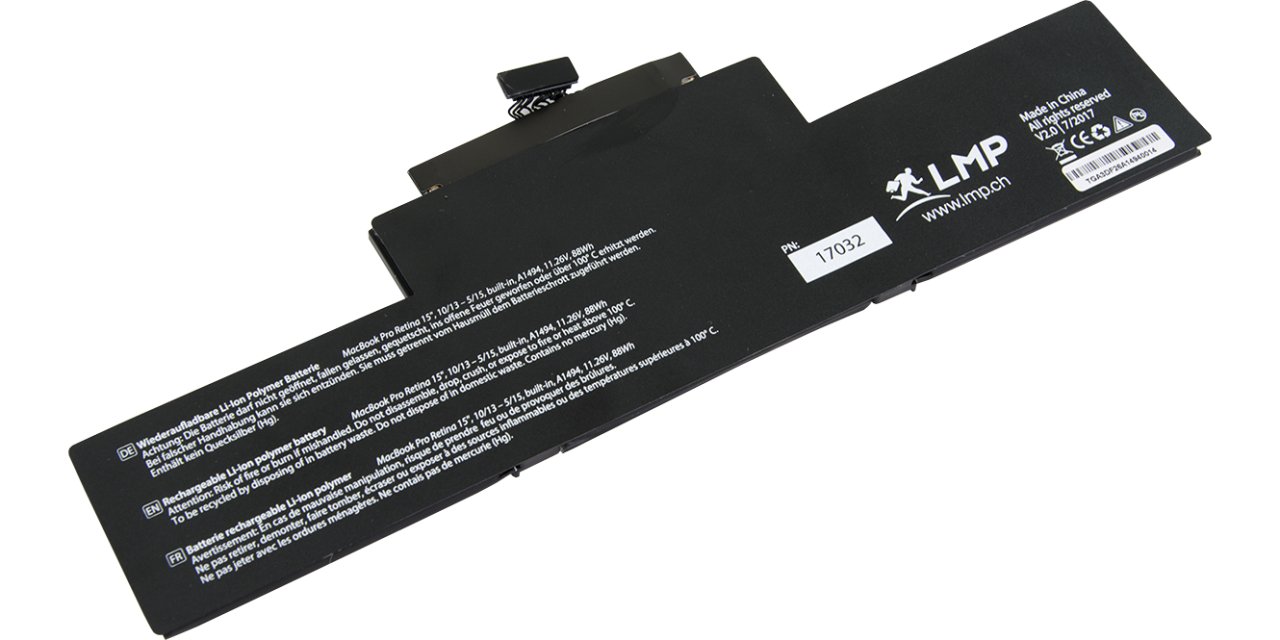 LMP Batterie MacBook Pro 15" Late 2013 - Mid 2014 17032