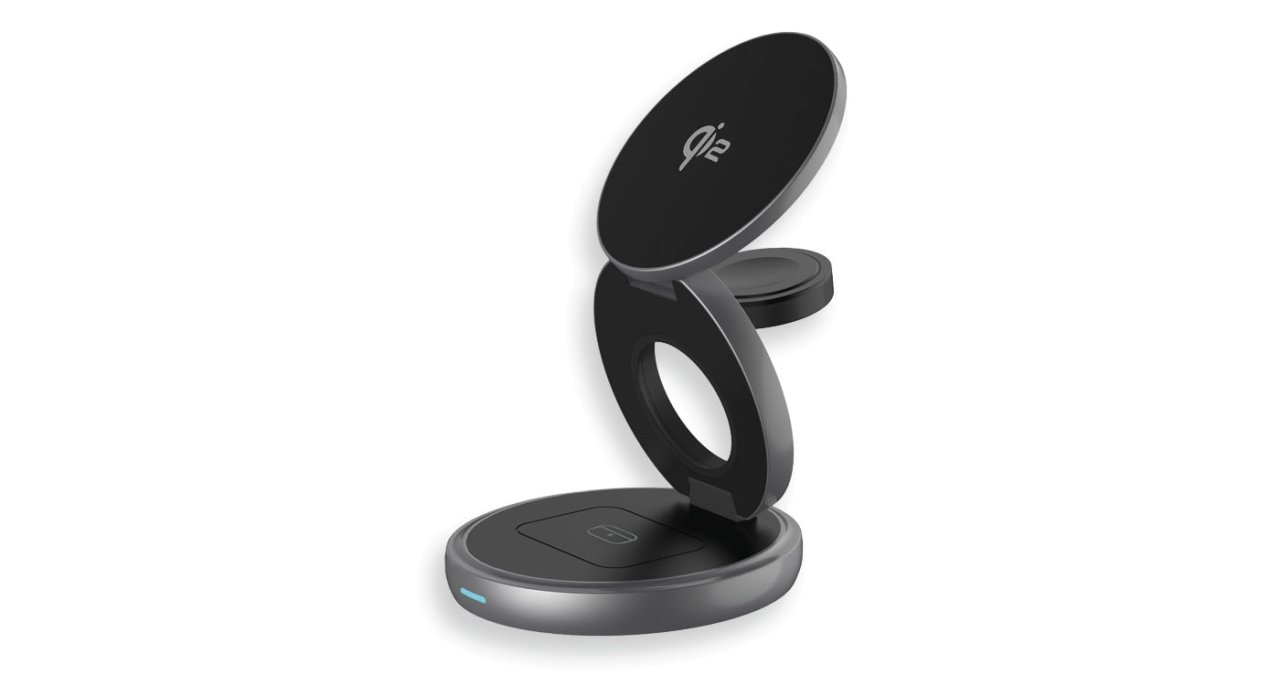 LMP Twist 3-in-1 Kabellose Qi2 Ladestation