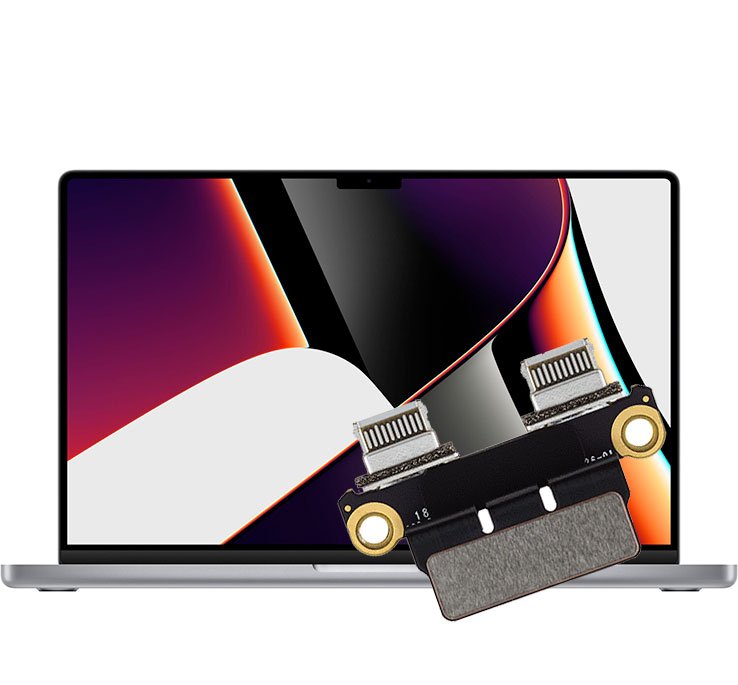 Reparatur / Austausch Thunderbolt USB-C MacBook Pro (16-inch, 2021) A2485 EMC 3651