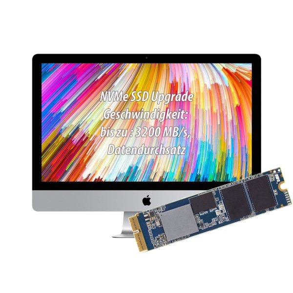 NVMe SSD Upgrade Apple iMac (Retina 5K, 27-inch, 2017 - 2019 ...