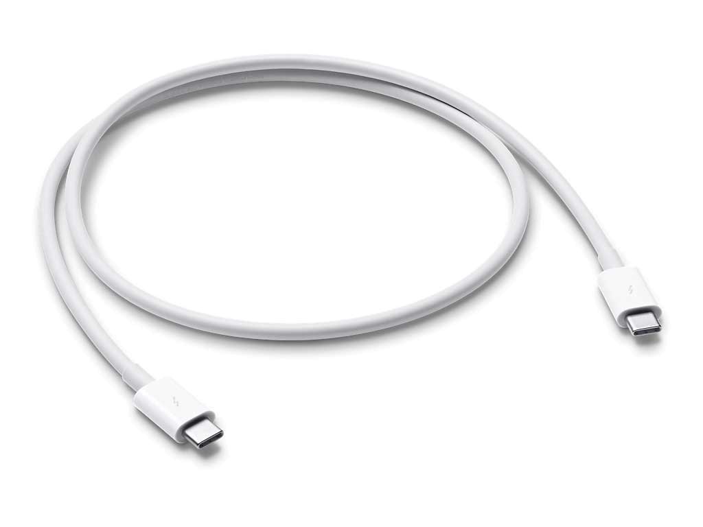 Apple Thunderbolt 3 (USB-C) Kabel 0,8m (weiß) MQ4H2ZM/A