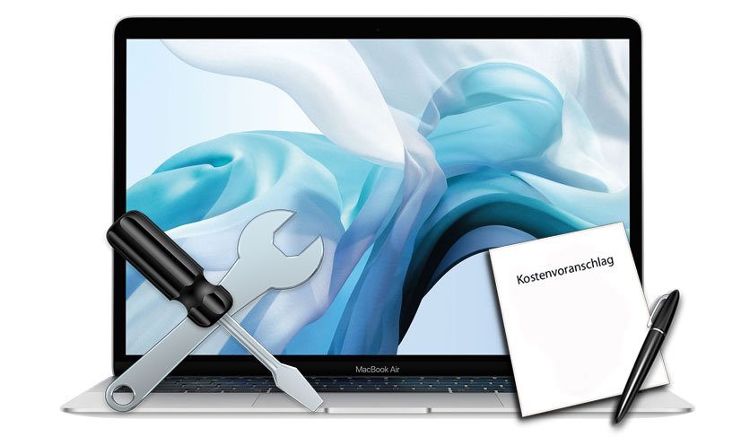 Diagnose Kostenvoranschlag alle MacBook Air (Retina, 13-inch, 2018) - MacBook Air (M1, 2020)