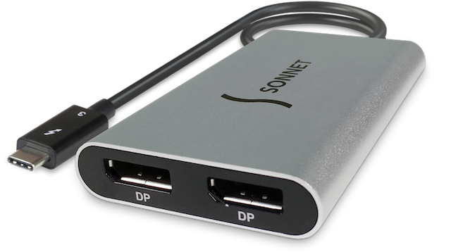 SONNET Thunderbolt 3 auf Dual DisplayPort Adapter TB3-DDP4K