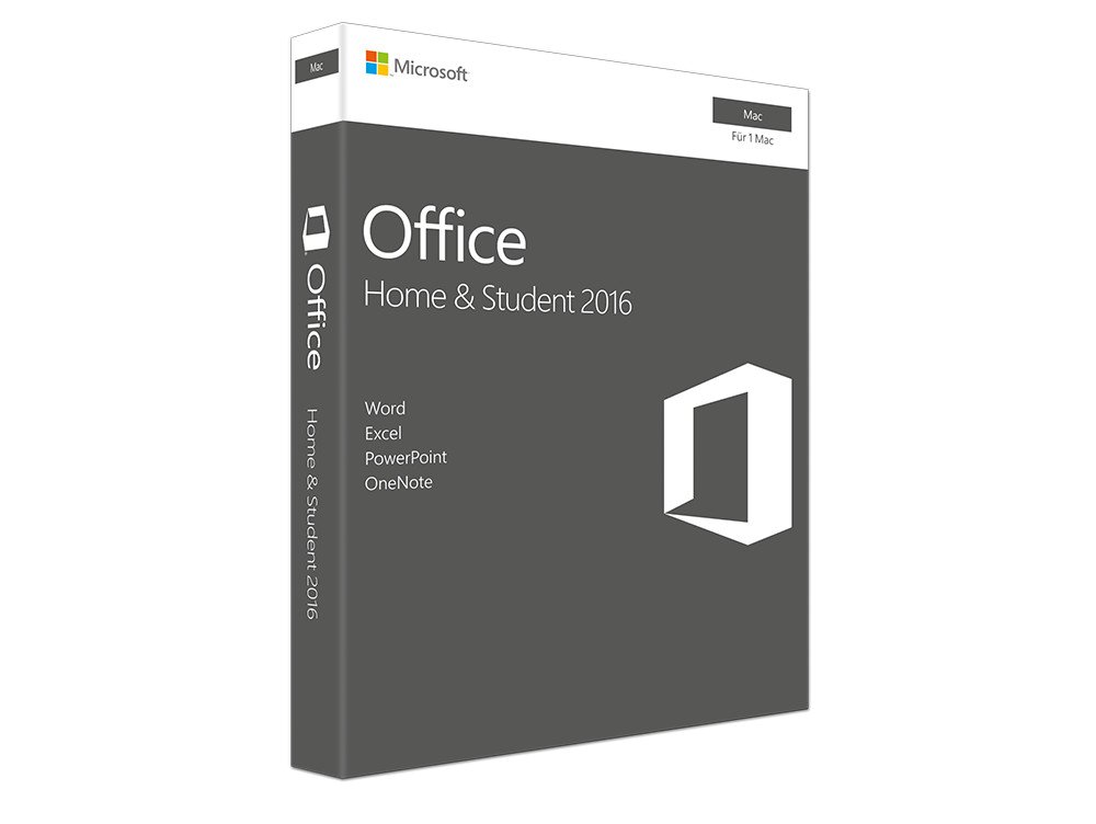 Microsoft Office 2016 Home&Student Deutsch Mac PKC II