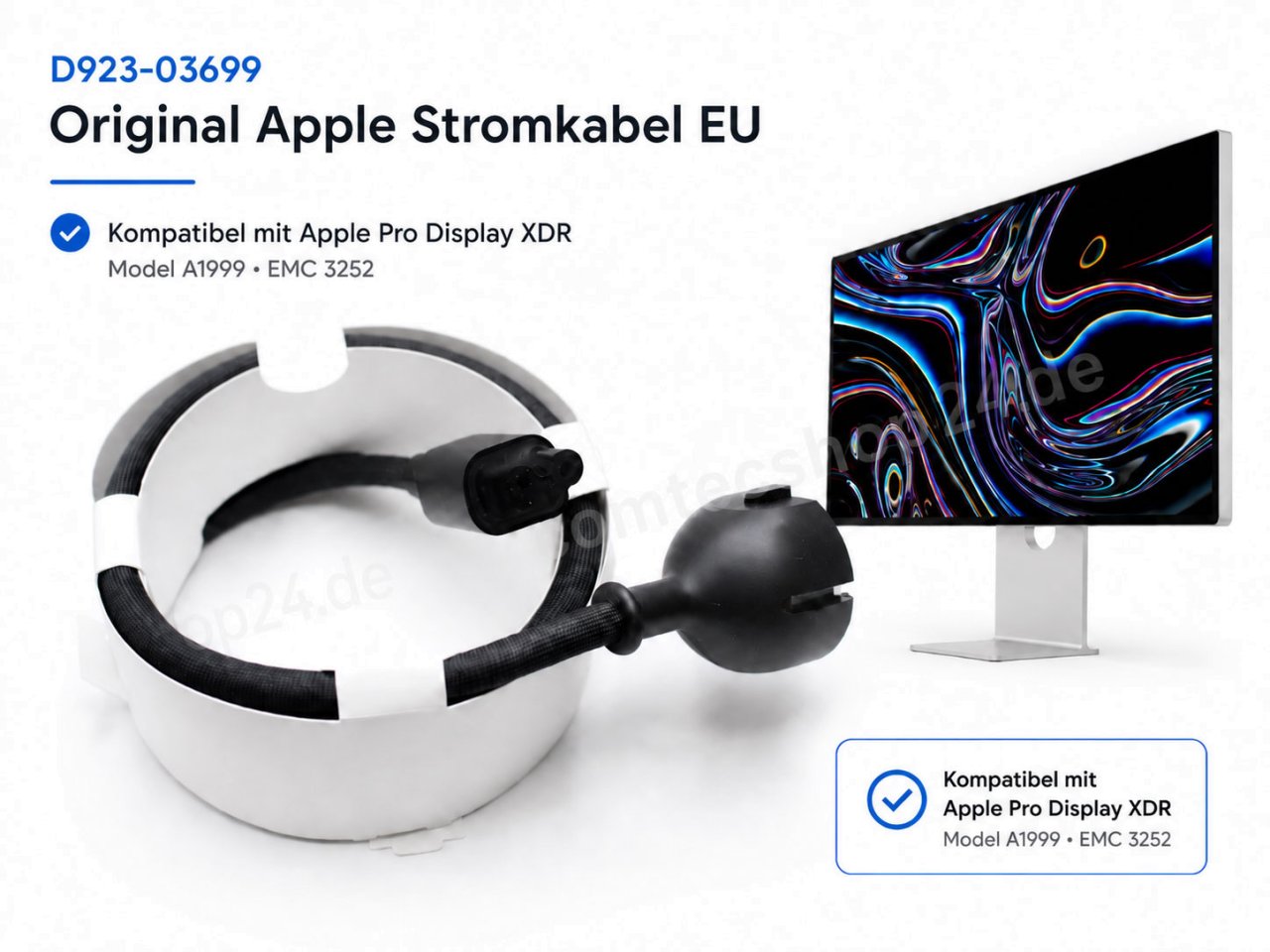 original Apple Stromkabel EU für Apple Pro Display XDR