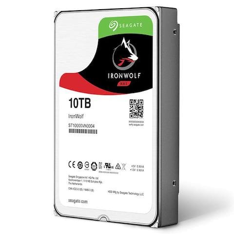 SEAGATE IronWolf NAS 10TB 3.5" HDD, 7200 rpm