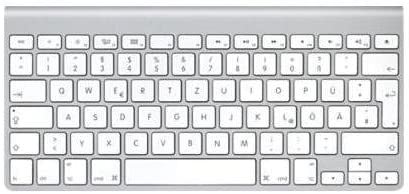 Apple Wireless Keyboard (ohne Ziffernblock ) MC184D/B / A1314 / D661-6049
