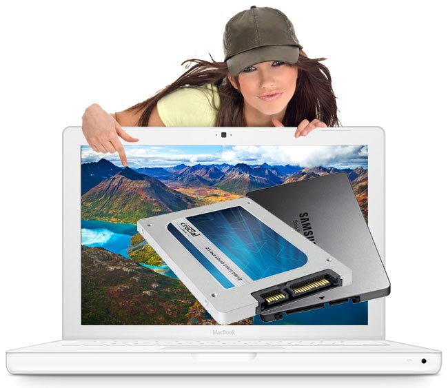 SSD Upgrade 1 TB Macbook A1181 inkl. Einbau
