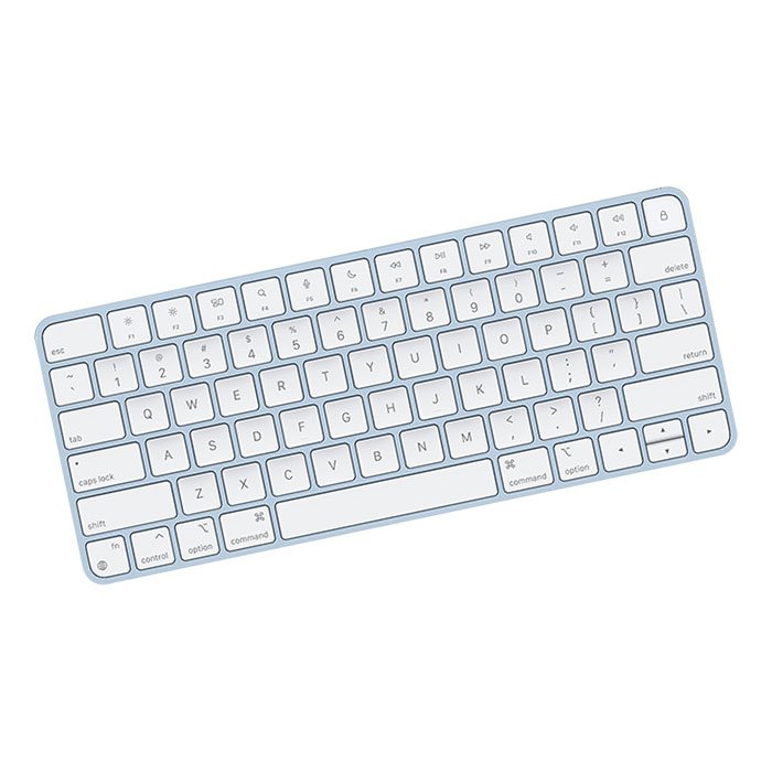 D661-04390 Apple Tastatur mit Lock Key blau