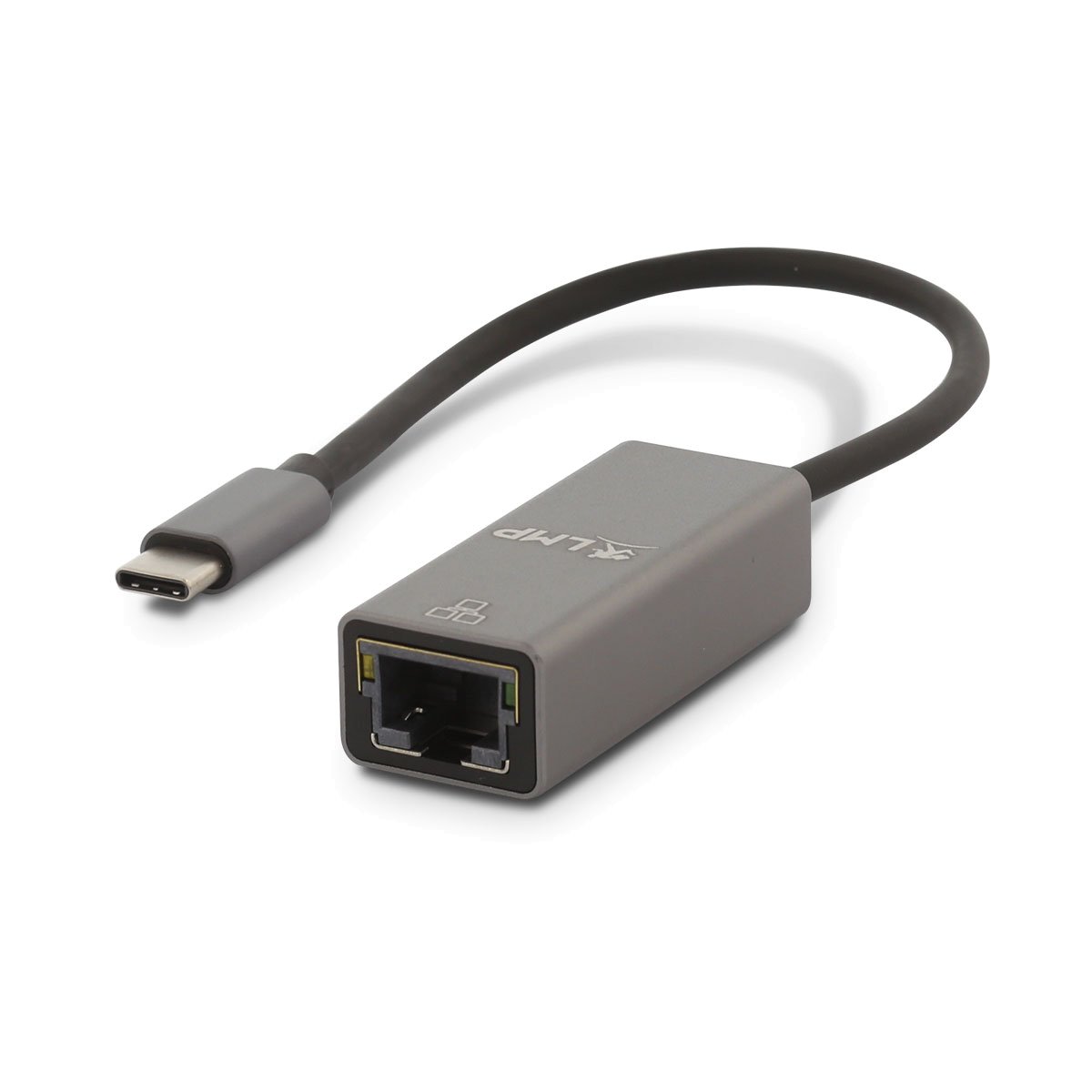 LMP USB-C (m) zu Gigabit Ethernet (w) Adapter, space grau