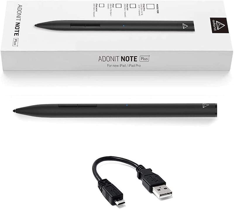 Adonit Note+ Digitalstift, inkl. USB-C Ladekabel